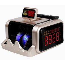 Оснащена великим боковим LED-дисплеєм та детектором підробок, лічильна машинка AL-2600 — ваш надійний помічник у точному обліку та контролі готівки.